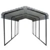 Arrow Carport 12x20x09 Charcoal BKP 2 Arrow Carport 12x20x09 Charcoal BKP -Shelterlogic tlis6dgfa31tds7pzxim