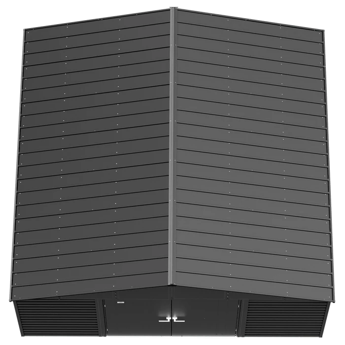 Arrow Select Steel Storage Shed, 12x17, Charcoal 5 Arrow Select Steel Storage Shed, 12x17, Charcoal - Image 3