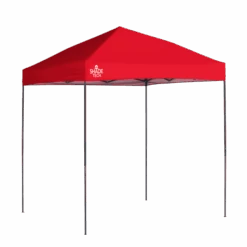 ShelterLogic Shade Tech Straight Leg Pop-Up Canopy Tent Red