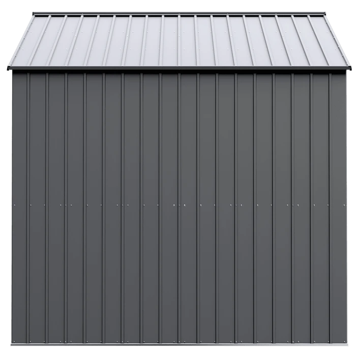 Arrow Classic Metal Shed, 14 X 14, Charcoal 10 Arrow Classic Metal Shed, 14 X 14, Charcoal - Image 8