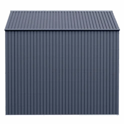 Arrow Elite Steel Storage Shed, 10x12, Anthracite -Shelterlogic uaweqsgrdtewhj32tocn