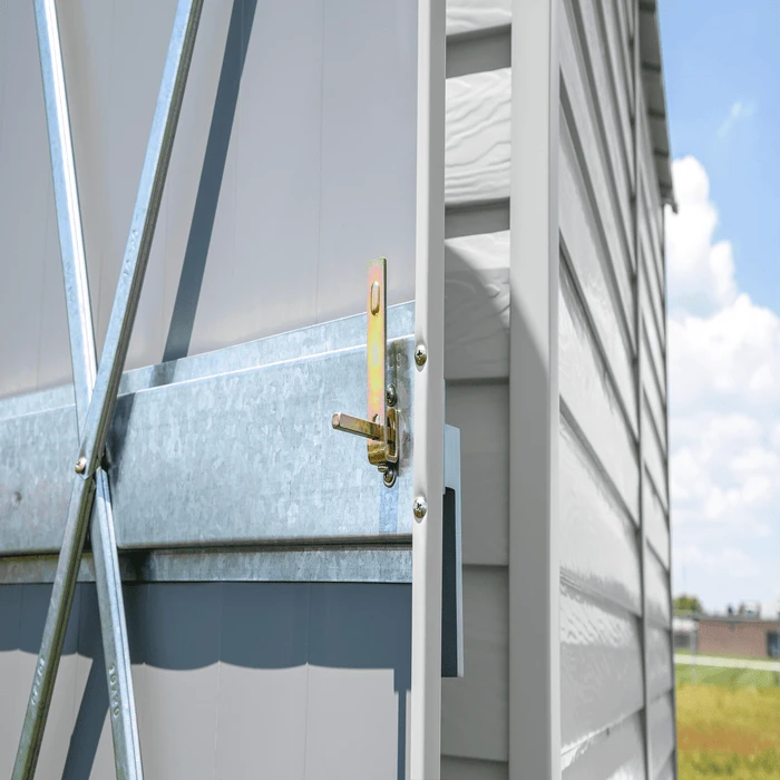 Arrow Select Steel Storage Shed, 12x17, Flute Grey 16 Arrow Select Steel Storage Shed, 12x17, Flute Grey - Image 14