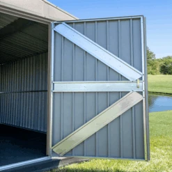 Arrow Elite Shed 8x6 Ft. Cool Grey Metal Shed 24 Arrow Elite Shed 8x6 Ft. Cool Grey Metal Shed -Shelterlogic ucbcryezywwwhl6z9gsh