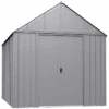 Arrow Classic Metal Shed, 12 X 17, Flute Grey -Shelterlogic ug2werasy6mn0iqfy3ep