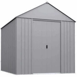 Arrow Classic Metal Shed, 14 X 17, Flute Grey