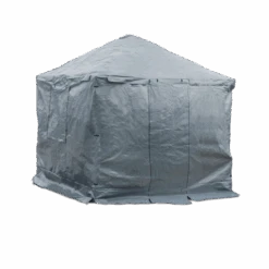 Universal Winter Gazebo Cover (Gazebo Not Included) -Shelterlogic universal cover grey silo image 02 1 18