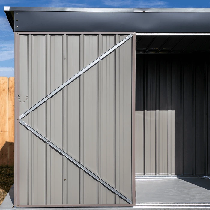 Arrow Cover-IT 5x3 Ft. Brown Metal Shed 16 Arrow Cover-IT 5x3 Ft. Brown Metal Shed - Image 14