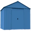 Arrow Classic Metal Shed, 14 X 12, Blue Grey 1 Arrow Classic Metal Shed, 14 X 12, Blue Grey -Shelterlogic uvjuk927pnyszjlb48om