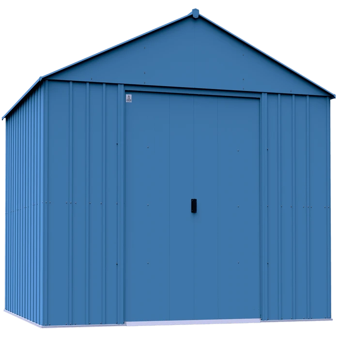 Arrow Classic Metal Shed, 14 X 12, Blue Grey 3 Arrow Classic Metal Shed, 14 X 12, Blue Grey