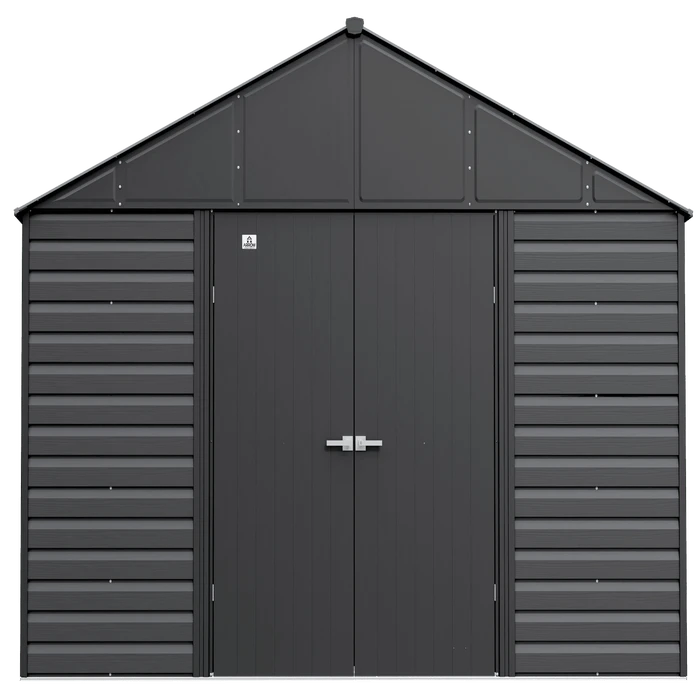 Arrow Select Steel Storage Shed, 12x14, Charcoal 4 Arrow Select Steel Storage Shed, 12x14, Charcoal - Image 2