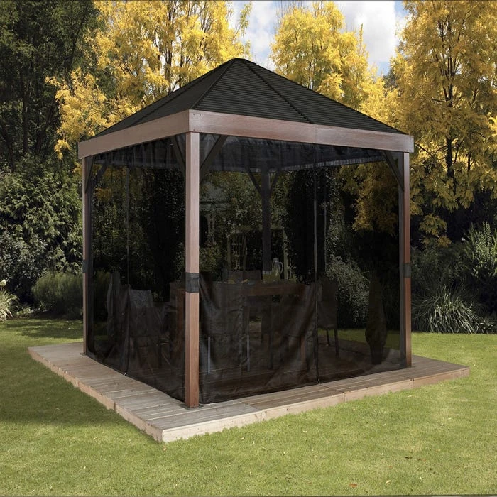 Valencia Gazebo Wood Finish 12 X 12 Ft. 7 Valencia Gazebo Wood Finish 12 X 12 Ft. - Image 5