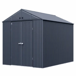 Arrow Elite Steel Storage Shed, 10x14, Anthracite 10 Arrow Elite Steel Storage Shed, 10x14, Anthracite -Shelterlogic vavazs34vjt9x4it4kse