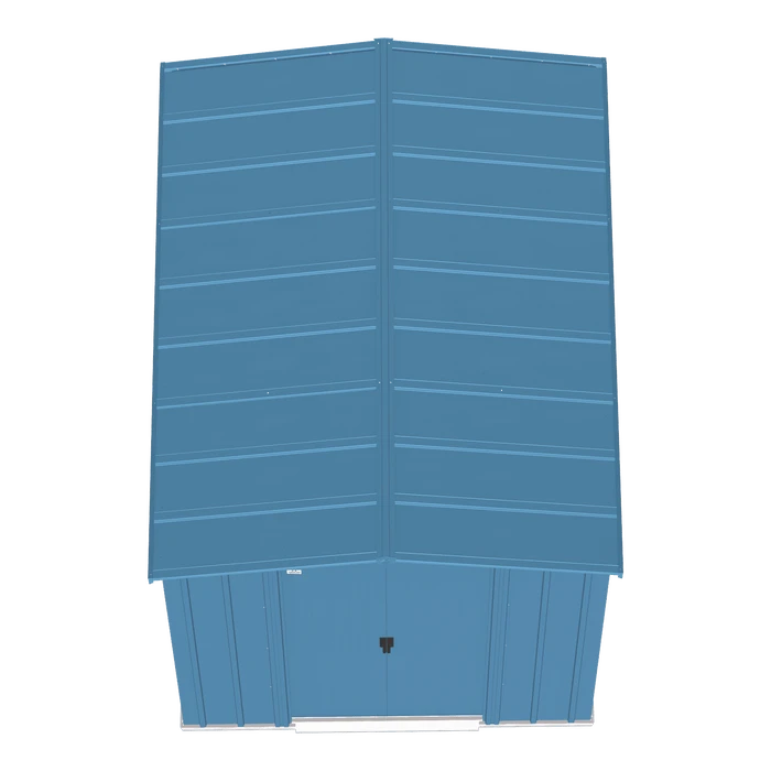 Arrow Classic Steel Storage Shed, 8X7, Blue Grey 5 Arrow Classic Steel Storage Shed, 8X7, Blue Grey - Image 3