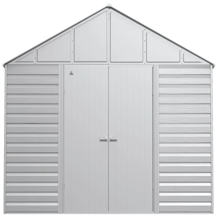 Arrow Select Steel Storage Shed, 12x17, Flute Grey 4 Arrow Select Steel Storage Shed, 12x17, Flute Grey - Image 2