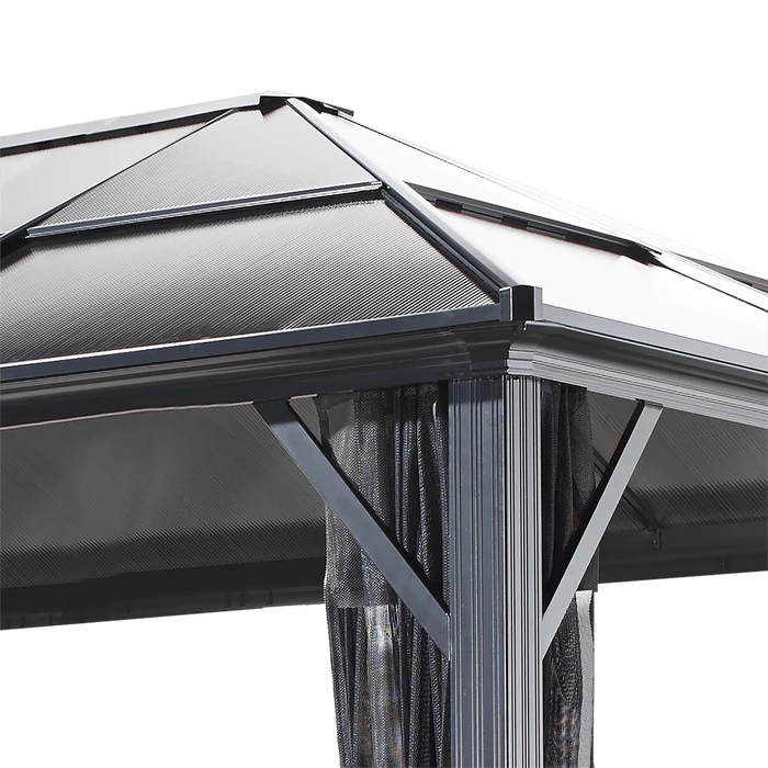 Sojag Meridien 10 Ft. X 12 Ft. Gazebo 5 Sojag Meridien 10 Ft. X 12 Ft. Gazebo - Image 3