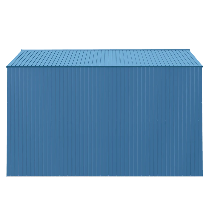 Arrow Elite Steel Storage Shed, 14x16, Blue Grey 6 Arrow Elite Steel Storage Shed, 14x16, Blue Grey - Image 4