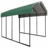 ARROW GREEN STEEL 12X20X7 CARPORT 2 ARROW GREEN STEEL 12X20X7 CARPORT -Shelterlogic w3fyyyz4hpake8l7gzgk