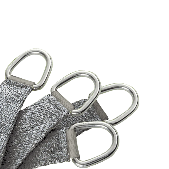 16 Ft Square Gray Shade Sail 4 16 Ft Square Gray Shade Sail - Image 2