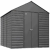 Arrow Select Steel Storage Shed, 14x17, Charcoal 1 Arrow Select Steel Storage Shed, 14x17, Charcoal -Shelterlogic wc3ork3ztkagxjtw50ir