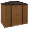 Woodlake Steel Storage Shed, 10 Ft. X 10 Ft. 2 Woodlake Steel Storage Shed, 10 Ft. X 10 Ft. -Shelterlogic wl1010 image 01