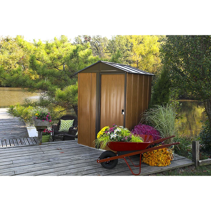 Woodlake Steel Storage Shed, 5 Ft. X 4 Ft. 5 Woodlake Steel Storage Shed, 5 Ft. X 4 Ft. - Image 3