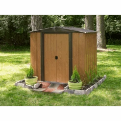 Woodlake Steel Storage Shed, 6 Ft. X 5 Ft. -Shelterlogic wl65 a 2