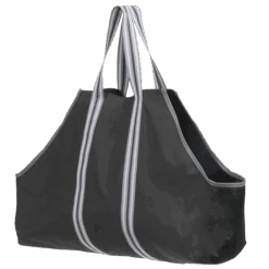 Firewood Bag Large 35 X 21 In. Black And Gray