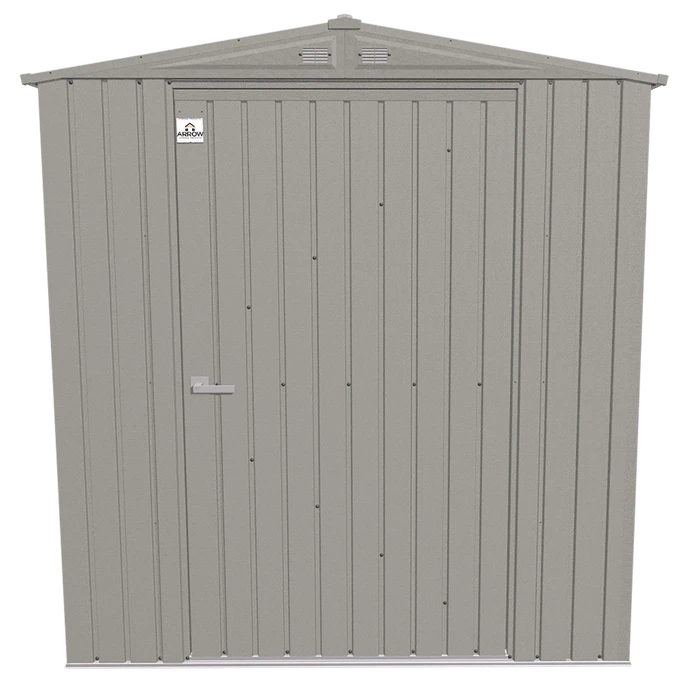 Arrow Elite Steel Storage Shed, 6x6, Cool Grey 4 Arrow Elite Steel Storage Shed, 6x6, Cool Grey - Image 2