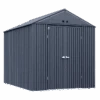 Arrow Elite Steel Storage Shed, 10x14, Anthracite 2 Arrow Elite Steel Storage Shed, 10x14, Anthracite -Shelterlogic x7bh2cqzibxstg2jmfc5
