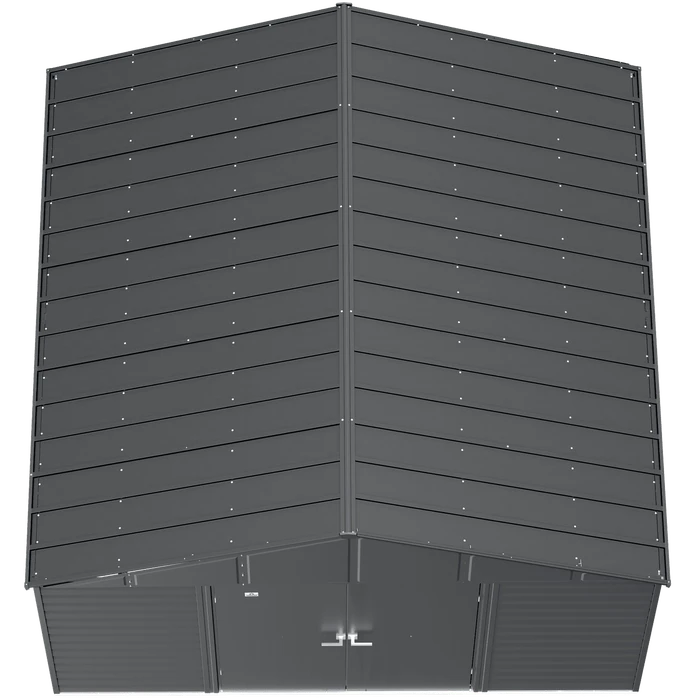Arrow Select Steel Storage Shed, 12x12, Charcoal 5 Arrow Select Steel Storage Shed, 12x12, Charcoal - Image 3