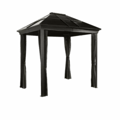 ShelterLogic Sedona Hardtop Gazebo, 10 Ft. X 12 Ft. Dark Brown 10 ShelterLogic Sedona Hardtop Gazebo, 10 Ft. X 12 Ft. Dark Brown -Shelterlogic xdavynreyhkd0dkoomxx