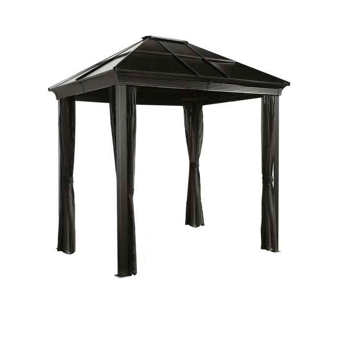 ShelterLogic Sedona Hardtop Gazebo, 10 Ft. X 12 Ft. Dark Brown 5 ShelterLogic Sedona Hardtop Gazebo, 10 Ft. X 12 Ft. Dark Brown - Image 3