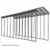 Arrow RV Carport, 14 Ft. X 82 Ft. X 14 Ft. Charcoal -Shelterlogic xmqpopxlekwxf9ks2ryc 1