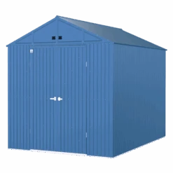 Arrow Elite Steel Storage Shed, 10x14, Blue Grey 10 Arrow Elite Steel Storage Shed, 10x14, Blue Grey -Shelterlogic ybuaaxypx71iplomv2s7