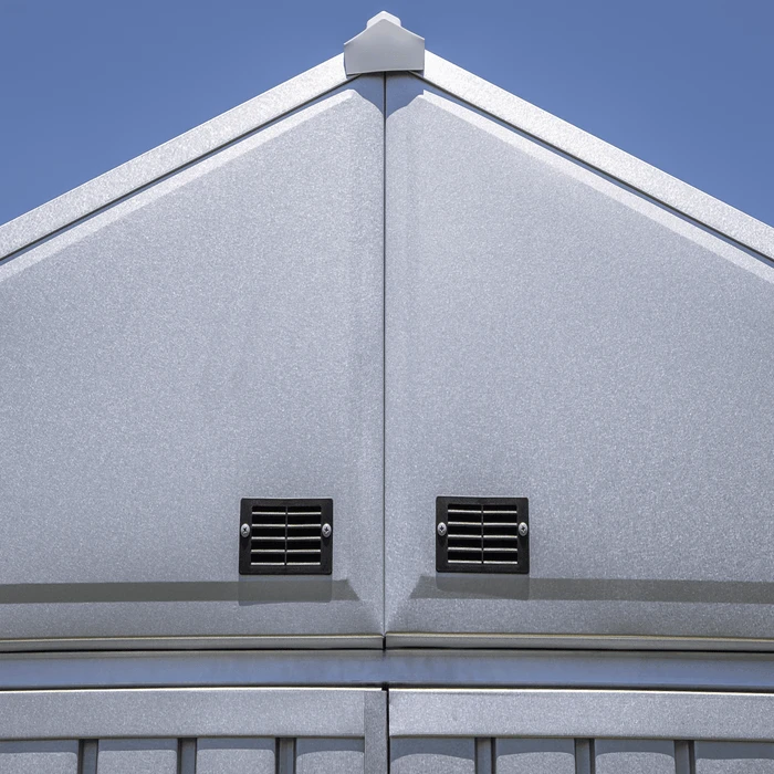 Arrow Elite Steel Storage Shed, 12x12, Galvalume 8 Arrow Elite Steel Storage Shed, 12x12, Galvalume - Image 6