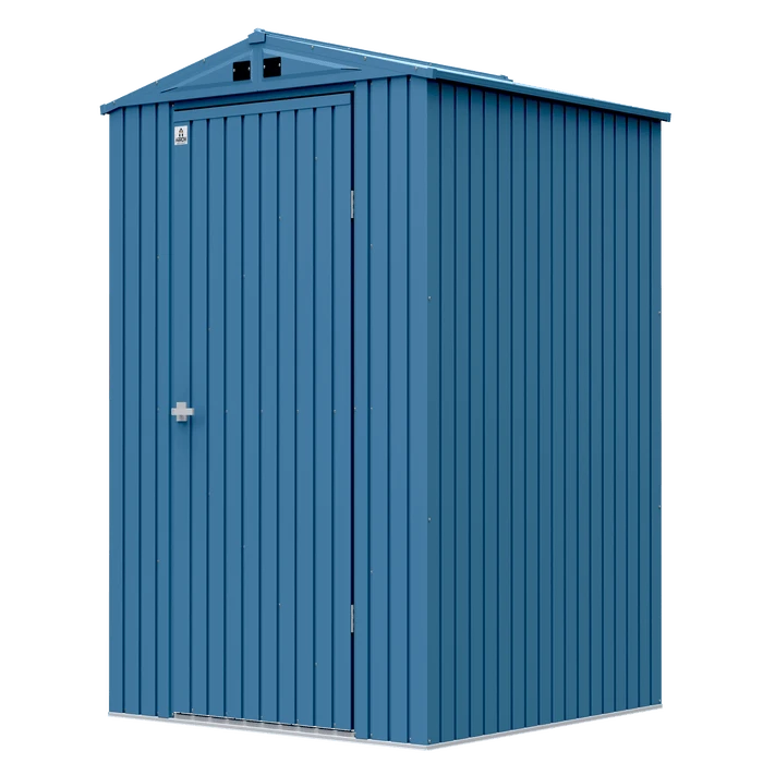 Arrow Elite Steel Storage Shed, 6x6, Blue Grey 5 Arrow Elite Steel Storage Shed, 6x6, Blue Grey - Image 3
