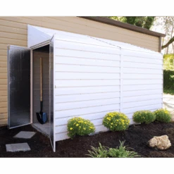 Yardsaver® Steel Storage Shed, 4 Ft. X 10 Ft. -Shelterlogic ys410 a 2