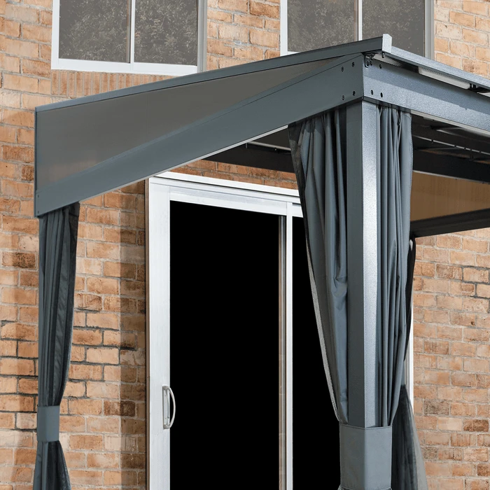 Sojag Pompano 10 Ft. X 12 Ft. Wall Gazebo 5 Sojag Pompano 10 Ft. X 12 Ft. Wall Gazebo - Image 3