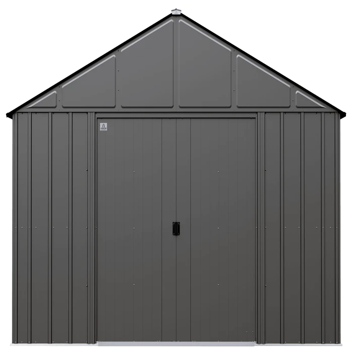 Arrow Classic Metal Shed, 12 X 14, Charcoal 4 Arrow Classic Metal Shed, 12 X 14, Charcoal - Image 2