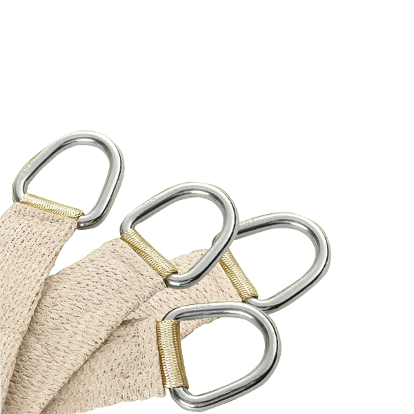 16 Ft Square Cream Shade Sail 4 16 Ft Square Cream Shade Sail - Image 2