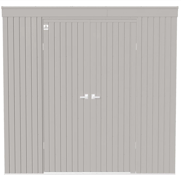 Arrow Elite Steel Storage Shed, 10x4, Cool Grey 4 Arrow Elite Steel Storage Shed, 10x4, Cool Grey - Image 2