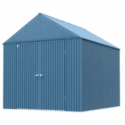Arrow Elite Steel Storage Shed, 12x14, Blue Grey 10 Arrow Elite Steel Storage Shed, 12x14, Blue Grey -Shelterlogic zflfwqykujngbwbjc1vl