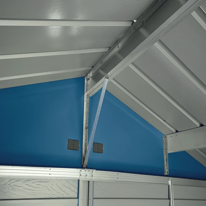 Arrow Select Steel Storage Shed, 14x14, Blue Grey 11 Arrow Select Steel Storage Shed, 14x14, Blue Grey - Image 9