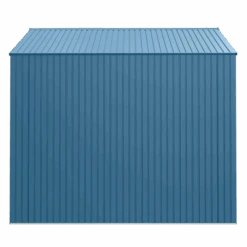 Arrow Elite Steel Storage Shed, 14x12, Blue Grey -Shelterlogic zjicrqojmbxx9dwlesrq