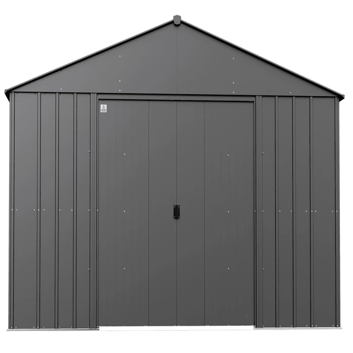 Arrow Classic Metal Shed, 14 X 14, Charcoal 3 Arrow Classic Metal Shed, 14 X 14, Charcoal