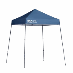 ShelterLogic Quik Shade Solo Steel Midnight Blue 10x10 Ft. Slant Leg Pop-up Canopy