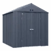 Arrow Elite Steel Storage Shed, 10x12, Anthracite 2 Arrow Elite Steel Storage Shed, 10x12, Anthracite -Shelterlogic zp7octzbd9ggvrexjmwl