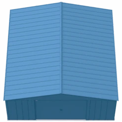Arrow Classic Metal Shed, 14 X 17, Blue Grey 10 Arrow Classic Metal Shed, 14 X 17, Blue Grey -Shelterlogic zt1ncfpxl7tchjx891wq