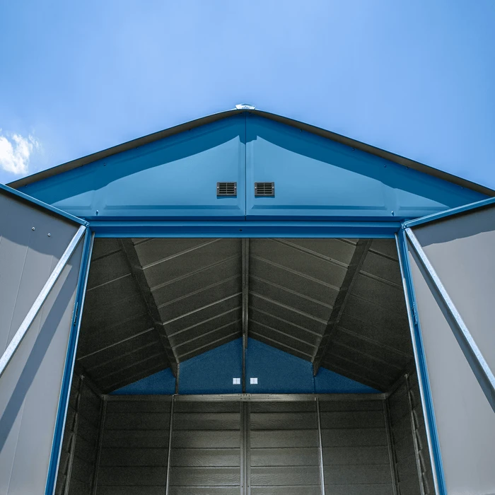 Arrow Select Steel Storage Shed, 12x14, Blue Grey 12 Arrow Select Steel Storage Shed, 12x14, Blue Grey - Image 10